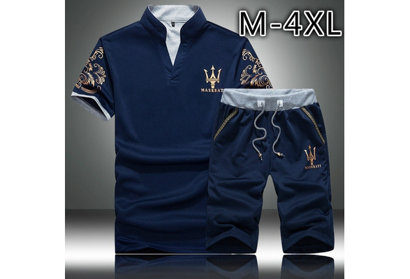 men's long sleeve casual sport suit