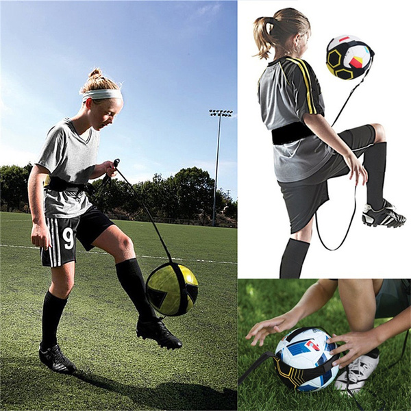 Soccer Training Assistance Adjustable Belt Football Trainer Kick Practice 