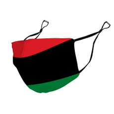 CIGOCI Black Lives Matter Flag African American Flag Anti-Dust Earloop Face Mask for Women Men, Pollen Cleaning Camping Half