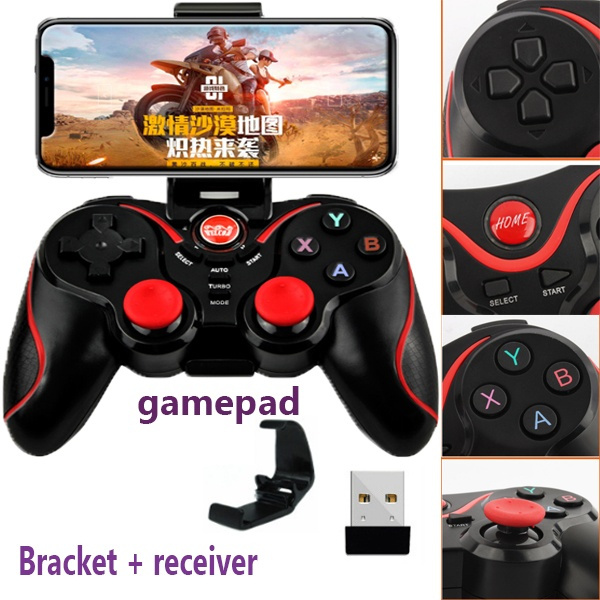 Briesje Wantrouwen Onderhandelen 2020 New T3 Bluetooth Wireless Gamepad S600 STB S3VR Game Controller  Joystick For Android IOS Mobile Phones PC Game Handle High Quality | Wish