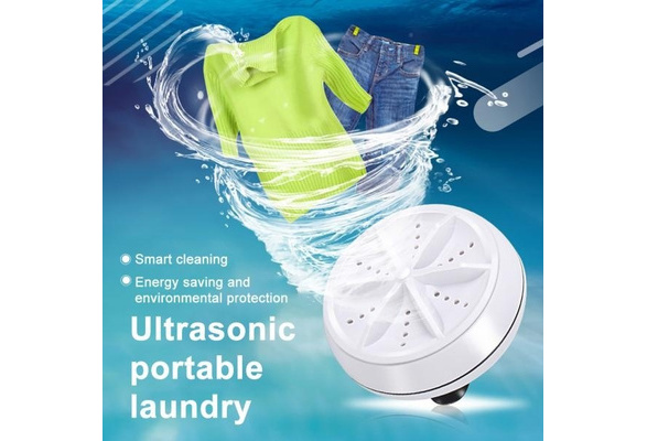 NEW Mini Washing Machine Portable Rotating Ultrasonic Turbine Washer with  USB Cable