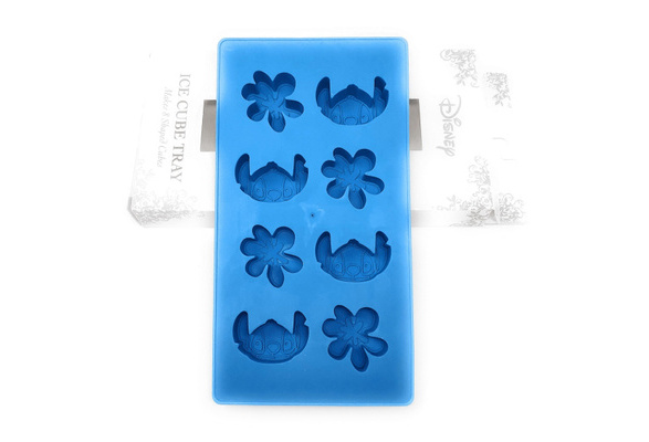 Disney Parks Stitch Straw & Silicone Ice Mold Tray Lilo & Stitch ~ NEW /  Sealed