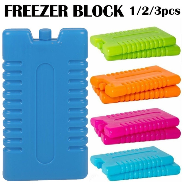 Freezer Cool Blocks Reusable Ice Pack Cooler Bag Picnic Travel