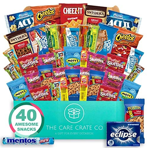 The Care Crate Snack Box Care Package ( 40 piece Snack Pack ) Chips ...