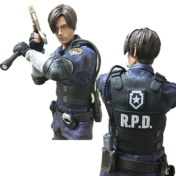Hot New 1 6 Resident Evil 2 Leon S Kennedy Collectible Action Figure Soldier Set Toy Scale Dolls Models Boys Gift 32cm Wish