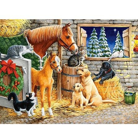 DIY 5D Diamond Painting Dog Mosaic Full Round Drill Cross Stitch