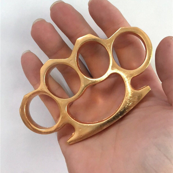Brass Knuckles Thickened Metal Tiger Safety Defense Knuckle Duster Self  Defense Equipment Bracelet Pocket EDC Tool From Hjfyzxco, $7.88