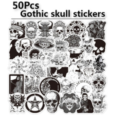 skullsticker, skull, toysticker, Stickers