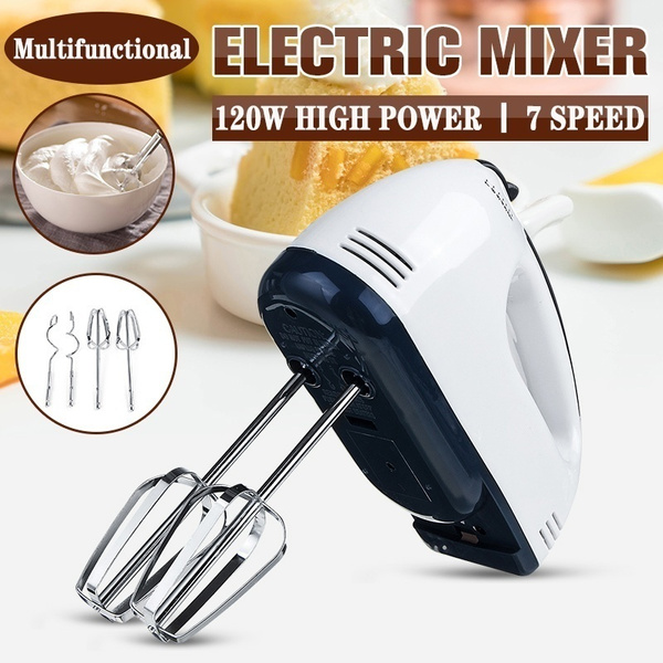 Upgrade ! 7 Speed Electric Hand Mixer Whisk Egg Beater Cake Baking Home  Handheld Small Automatic Mini Cream Food Whisk Blenders Kitchen
