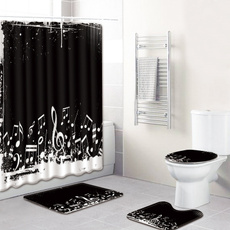 Bathroom, Music, toiletmatset, toiletmat