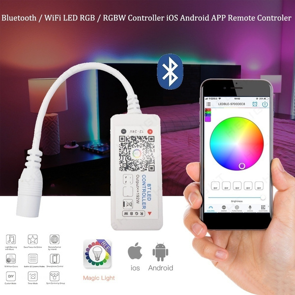 New Bluetooth/Wifi LED Controller&Remote For 5050 3528 RGB/RGBW LED Strip Light New Bluetooth/Wifi LED Controller&Remote For 5050 3528 RGB/RGBW LED Strip Light