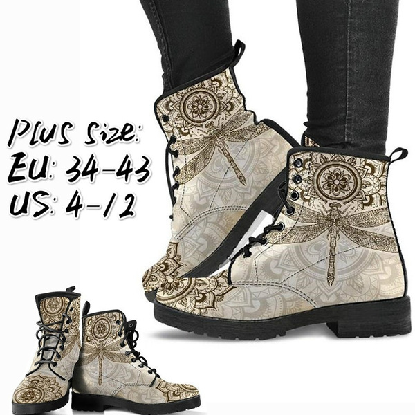 boho combat boots