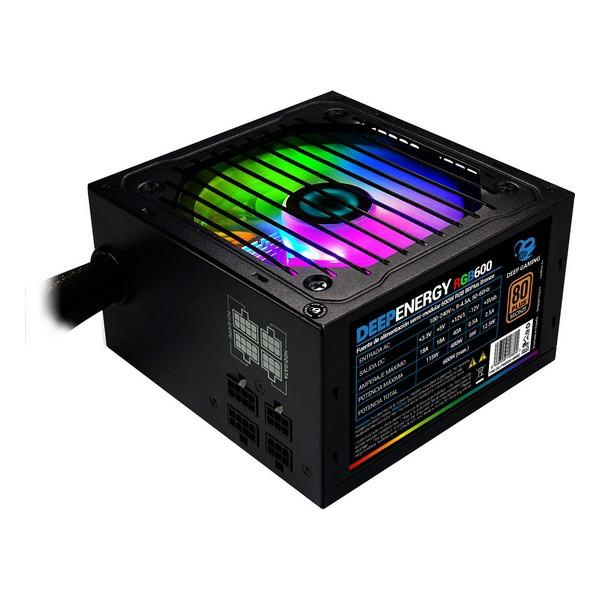 Gaming Power Supply CoolBox DG-PWS600-MRBZ RGB 600W Black | Wish