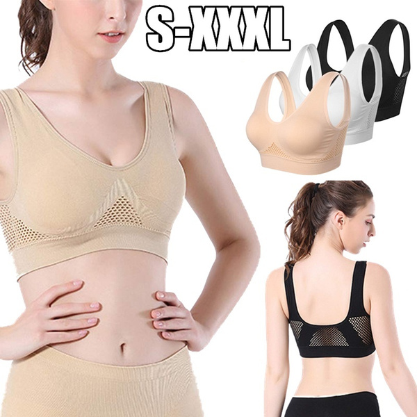 S/M/L/Xl/Xxl/Xxxl Full Sizes Comfort Bra Posture Corrector Lift Up Bra  Women Breathable Yoga Underwear Shockproof Sports Support Fitness Vest Bras