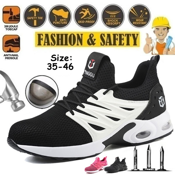breathable safety toe shoes
