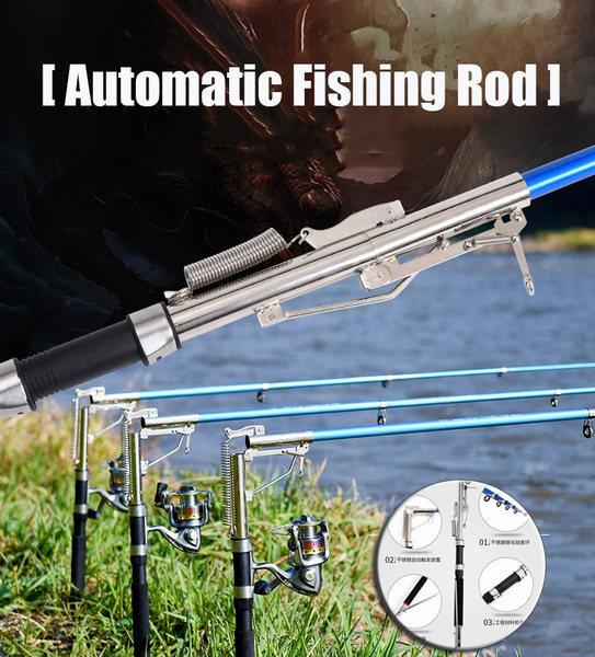 Fishing Rod Automatic 2.1 M, 2.4 M, 2.7 M Fishing Rod Fishing Necessary Sea  River Lake Stainless Steel Fishing Rod Fishing Rod, Used for Sensitive  Operation Fishing Sport Tools