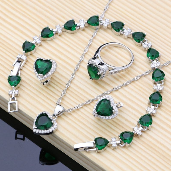 Women Gold Toned & Sea Green Coloured Jewellery Set - Styylo Fashion -  3548508