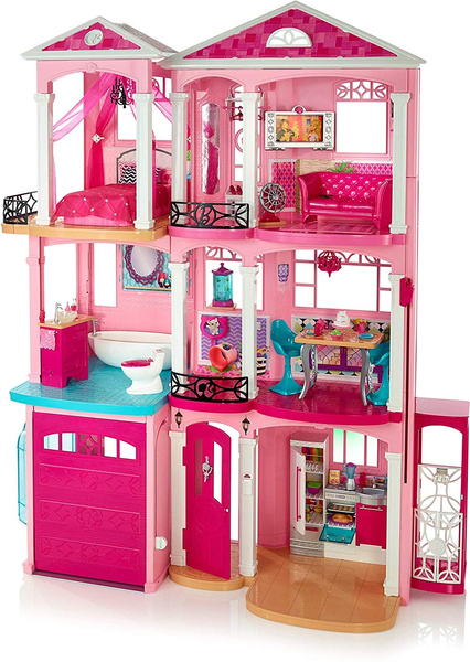 Barbie Dream House Pretend Play Set Girl Toy Gift Pool Slide Elevator New  Doll