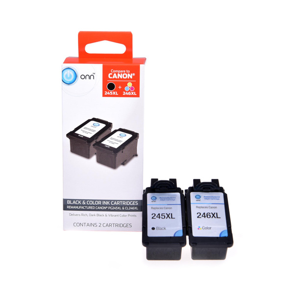 Onn Remanufactured Canon PG-245XL COMBO 