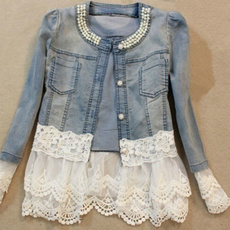 jeanscoat, Fashion, Lace, cute
