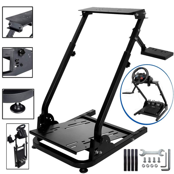 CINGO Racing Wheel Stand Height Adjustable Steering Wheel Stand ...