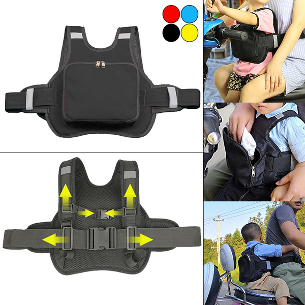 New Motorcycle Bike Safety Belt Strap Riding Seat Belt Reflective