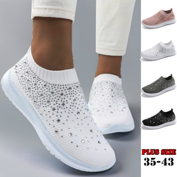 bling sock sneakers