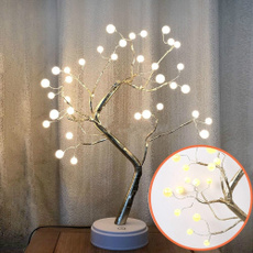 Bonsai, decorativelamp, decorativelight, white