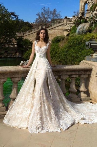 Two piece 2025 mermaid wedding dress