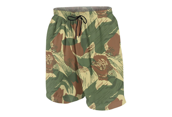 brushstroke camo shorts