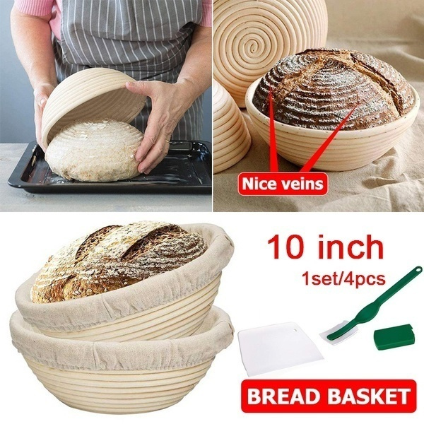 22X8.5CM Proofing Basket, Bread Proofing Basket Linen Liner Cloth Sourdough  Bread Baking Supplies - AliExpress