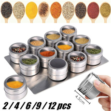 Steel, Home Supplies, spicebottle, Magnetic