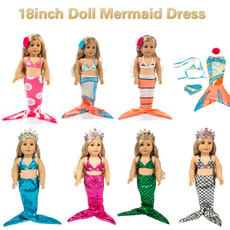 merciangirldollcloth, 18inchdollclothe, mermaid, dollclothes43cm