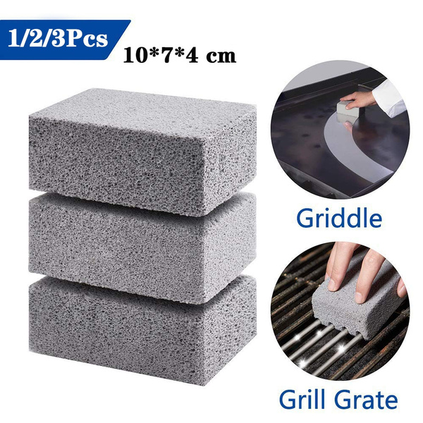 BBQ Grill Cleaning Brick Block Barbecue Cleaning Stone Racks