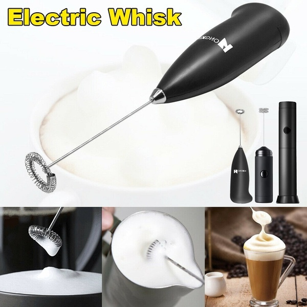  Milk Frother Handheld Electric Whisk - Portable