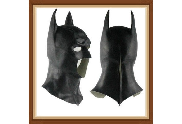 Batman Mask Adult Halloween Mask Realistic Full Face Latex Party Mask  Caretas Movie Bruce Wayne Cosplay Props