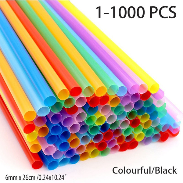 Black Cocktail Straws – 10mm – GOLF PLASTIC INDUSTRY Co