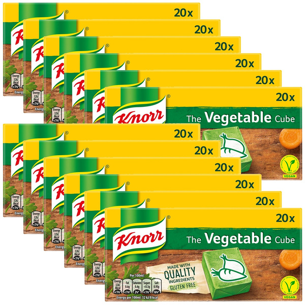 Knorr Vegetable and Chicken Stock Cubes, 12 Packs of 200gm Wish