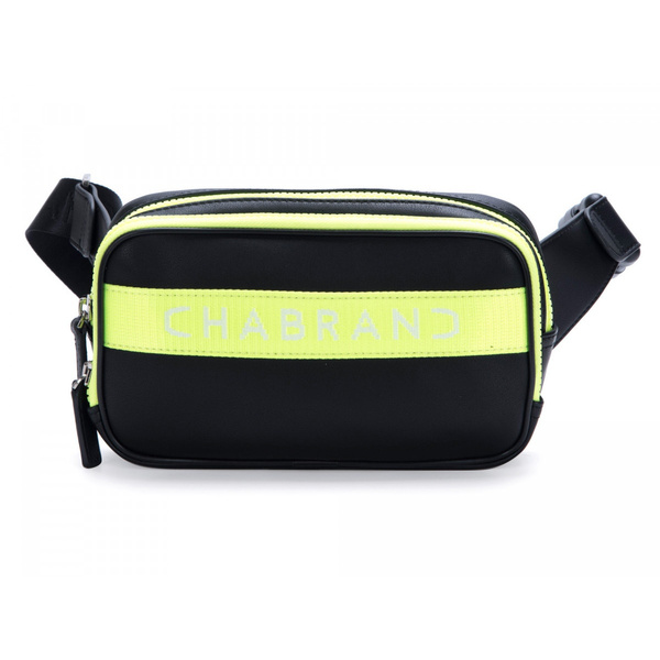 Chabrand Z0042 Sac banane Chabrand noir fluo 22x13x6 cm 2 compartiments Fanny pack Chabrand neon black 22x13x6 cm 2 compartments