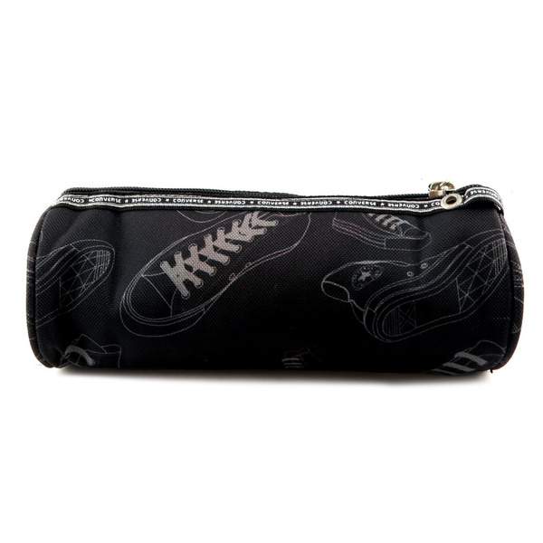 Converse R2741 Trousse tube Converse noir chaussures 20.5x8 cm Tube bag Converse black shoes 20.5x8 cm. Schlauchbeutel Converse