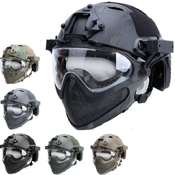 Paintball mask,Paintball Goggles Airsoft mask,Motorcycle Goggles,Tactical Mask,Airsoft Masks,Motocycle Facemask Glasses with Removable Face Mask Kid& Adult 