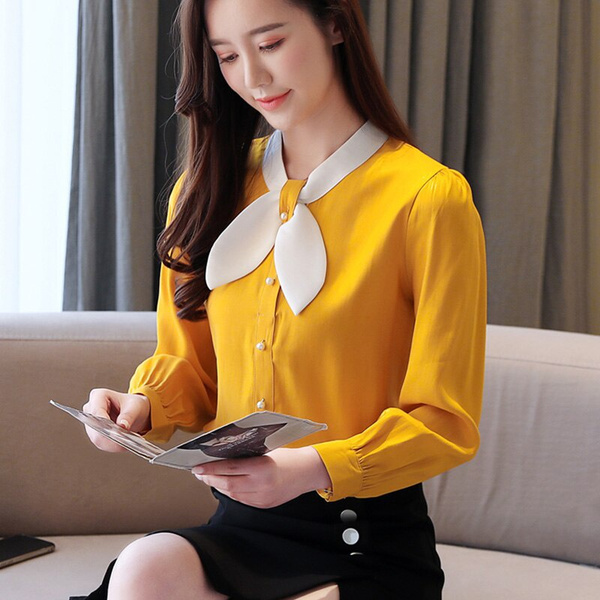 korean chiffon blouse