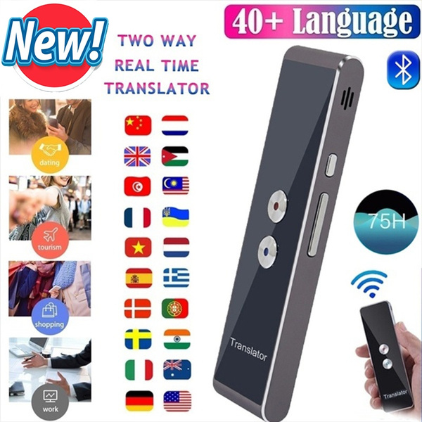 New Mini Portable Smart Instant Voice Translator 40 Languages ...