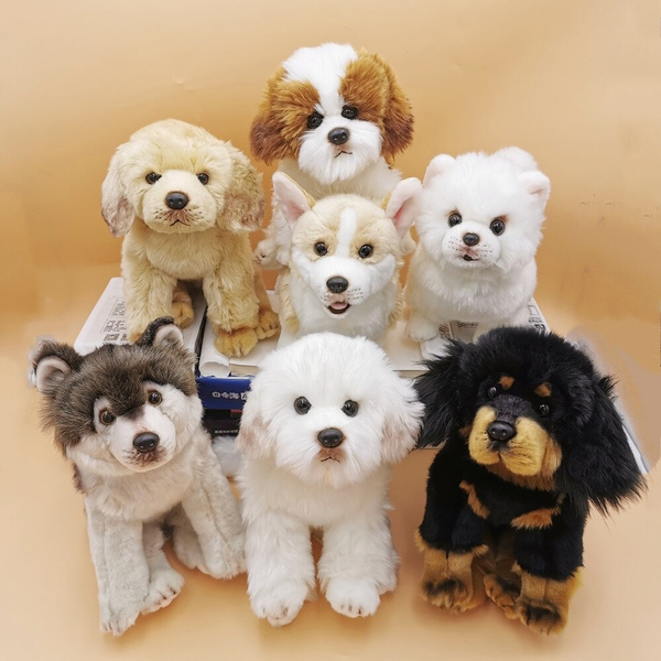 Stuffed maltese cheap dog toy