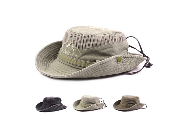 New Fashion Summer Bucket Hat Cowboy Men Outdoor Fishing