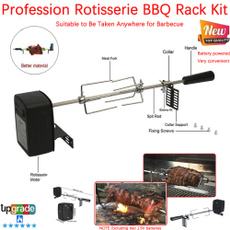Grill, Meat, bbqgrill, Battery