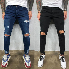 men's jeans, Fashion, skinny pants, pants