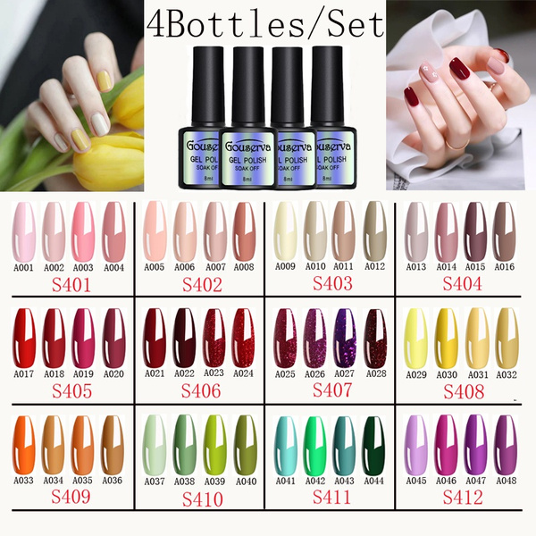 2020 Hot Sale 8ml Gel Nail Polish Semi Permanent UV Nail Polish