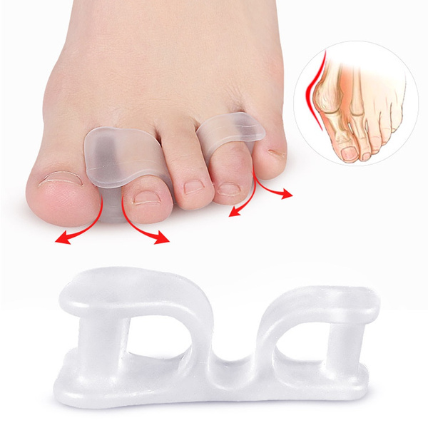 1Pair Toe Separators for Overlapping Toes, Toes Bunion Corrector Hallux ...