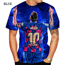Mens T Shirt, Plus Size, Star, Messi